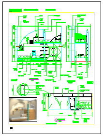 室内某装修儿童床cad设计图纸带效果图-图一