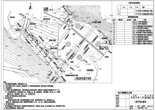 【江西】小(二)型水库除险加固工程全套施工图(大坝 溢洪道 涵管)-图二