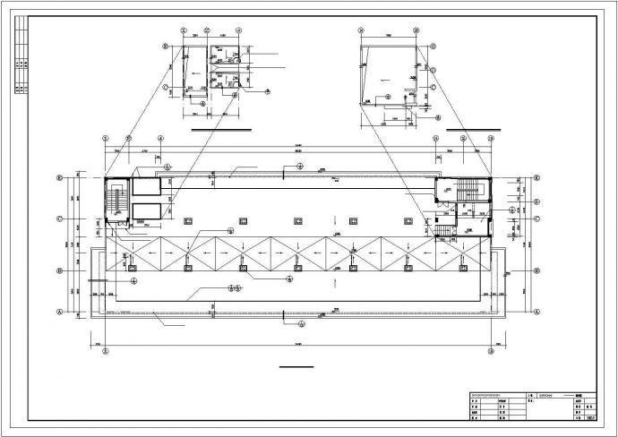 某商务楼CAD建筑全套构造设计图_图1