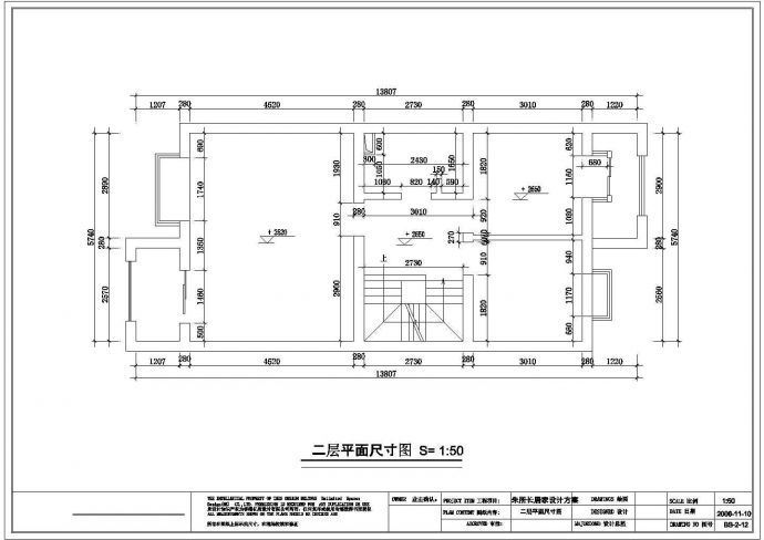 三层别墅空间平面装修建筑设计cad图，共三十张_图1