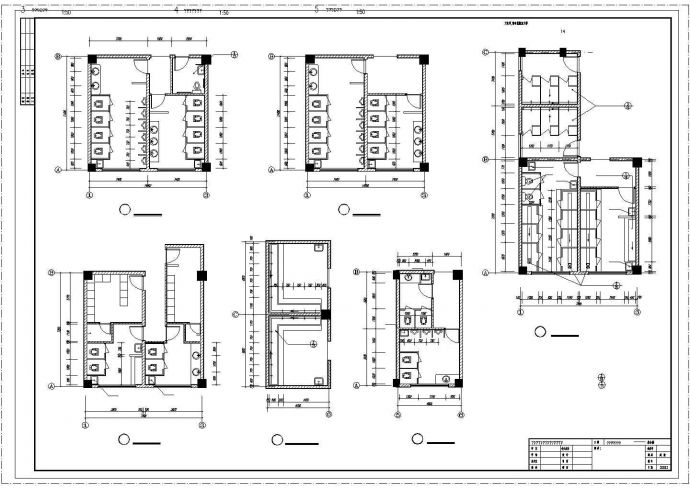 某高校综合楼完整构造CAD建筑施工图_图1