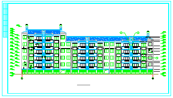 非常完整的砖混住宅楼建筑cad施工图纸-图一