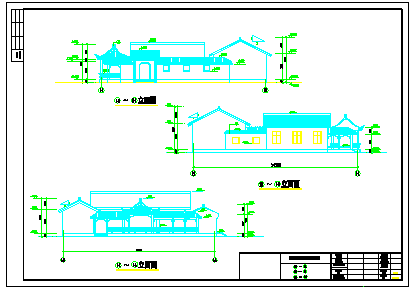 园林景观建筑设计施工cad规划图纸_图1