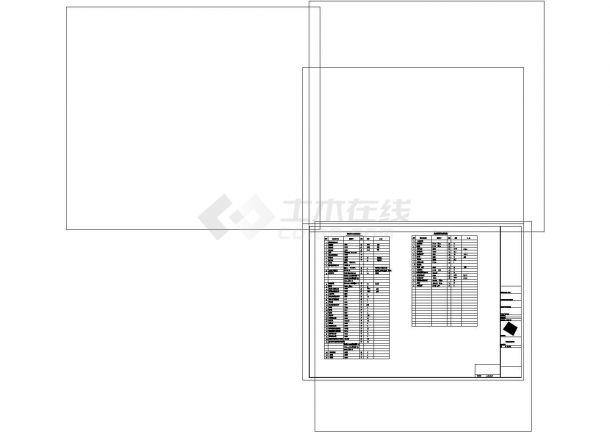 [深圳]多层住宅区消防给水综合整理治竣工图非常标准CAD图纸设计-图一