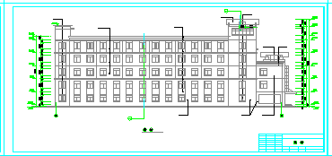 某高层办公楼cad建筑设计施工图纸_图1