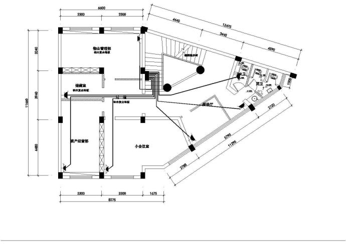 某高层办公楼照明设计cad施工图纸（甲级院设计，28张图）_图1
