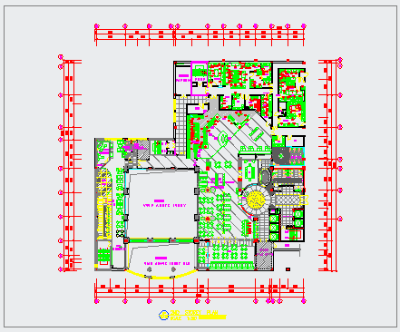 某二层平面图CAD构造施工设计大样图纸_图1