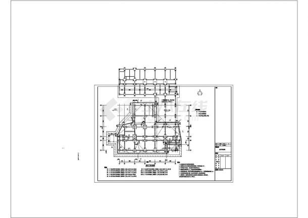 [浙江]排桩加混凝土内支撑深基坑支护施工图（含计算书）非常标准CAD图纸设计-图一