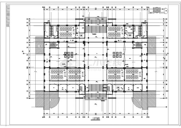 某金山小学设计建筑CAD施工完整构造图-图二