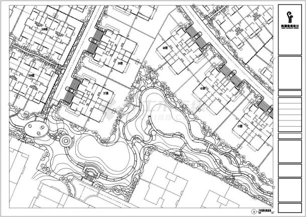 重庆东桥郡景观植物绿化设计CAD全套施工图（含实景图）-图一