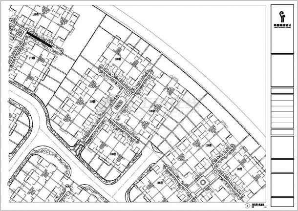 重庆东桥郡景观植物绿化设计CAD全套施工图（含实景图）-图二