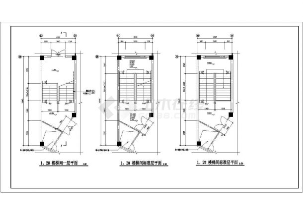 某教学楼建筑CAD设计完整大样施工图-图二