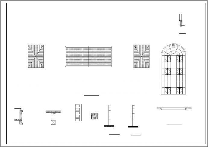 某卫校实验楼CAD完整构造建筑设计图_图1