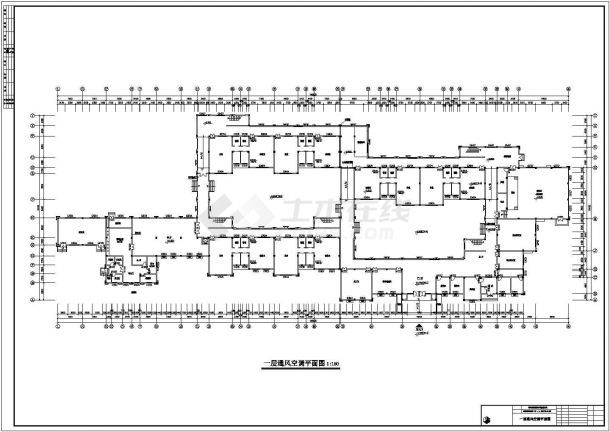 8600平米3层幼儿园建筑设计CAD施工图-图二