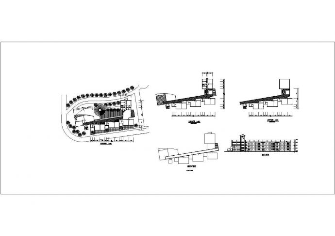 某市中心三层幼儿园建筑设计CAD施工图_图1