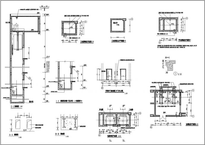 某大学高层教学综合楼全套CAD建筑施工详细图_图1