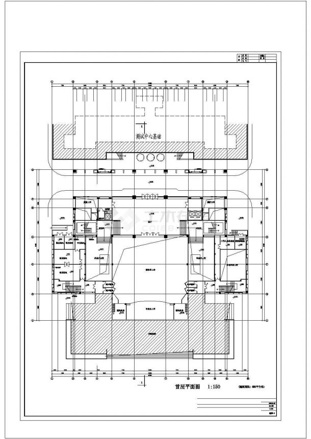 华南理工大学技术科学楼非常标准CAD图纸设计-图二