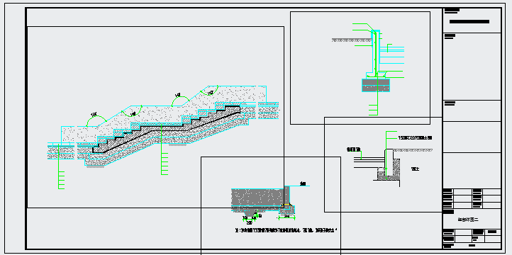 山西某公园CAD完整构造设计总图详图