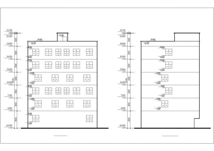 镇江市某大型市政单位6层砖混结构职工家属楼建筑设计CAD图纸_图1