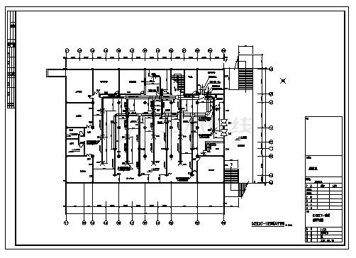 土木工程毕业设计_某市某四层综合楼空调通风工程设计cad图(含毕业设计)-图一