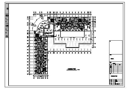 土木工程毕业设计_某市某四层综合楼空调通风工程设计cad图(含毕业设计)-图二