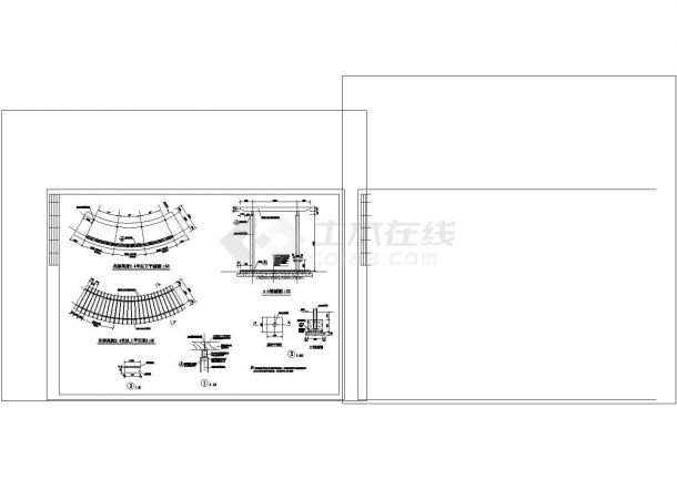 亭及花架、铺装施工图非常标准CAD图纸设计-图一