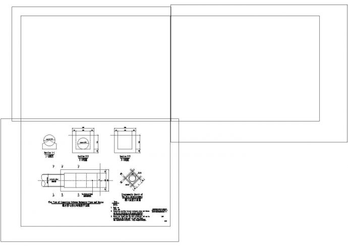 [海外]市政工程管道工程通用图（中英对照）非常标准cad图纸设计_图1