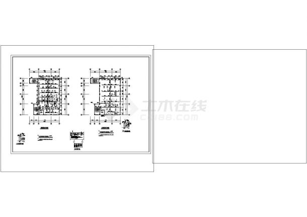 [湖南]饲料厂车间及科技综合楼给排水消防施工图非常标准cad图纸设计-图二