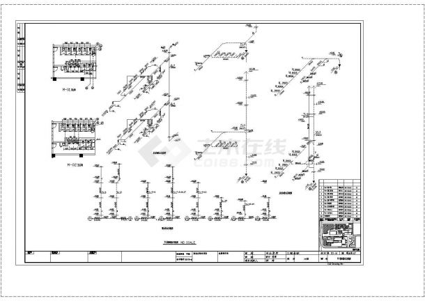 厂房设计_[宁波]某电子厂厂房给排水、消防设计竣工图纸非常标准cad图纸设计-图一