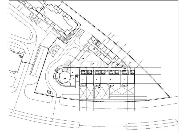 3440平米3层幼儿园建筑设计CAD施工图-图二