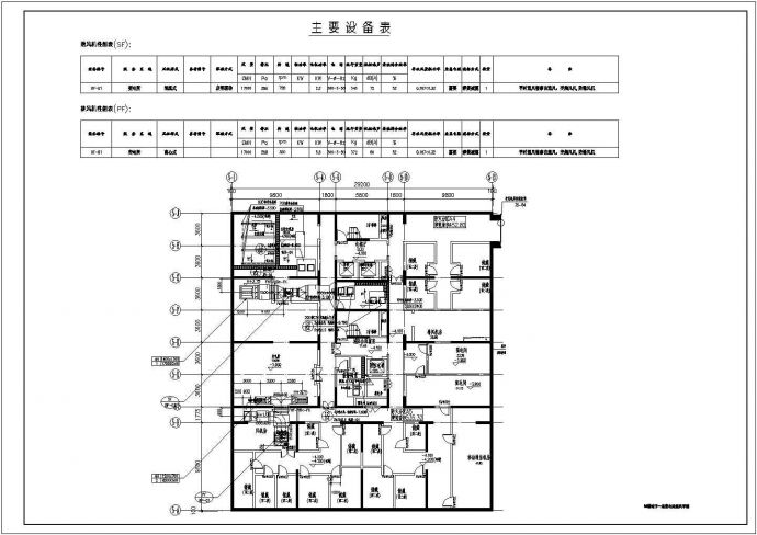 某高层商业综合楼空调通风防排烟设计cad全套施工图（含设计说明）_图1