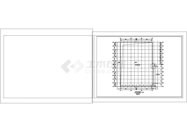 成品车间钢结构建筑施工图非常标准CAD图纸设计-图一