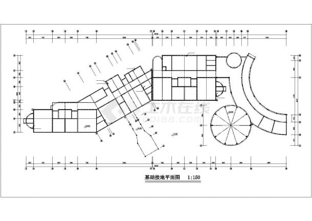 某三层幼儿园强电CAD施工图纸-图二