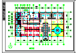 长36.5米 宽22.098米 杨浦咖啡厅装修设计方案图纸_图1
