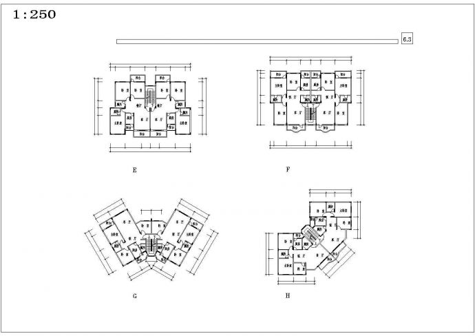 某大型高档住宅小区规划设计cad总平面施工图（含技术经济指标，含单体住宅设计）_图1