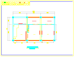 [绍兴]外贸公司办公楼室内装修cad施工设计图纸_图1