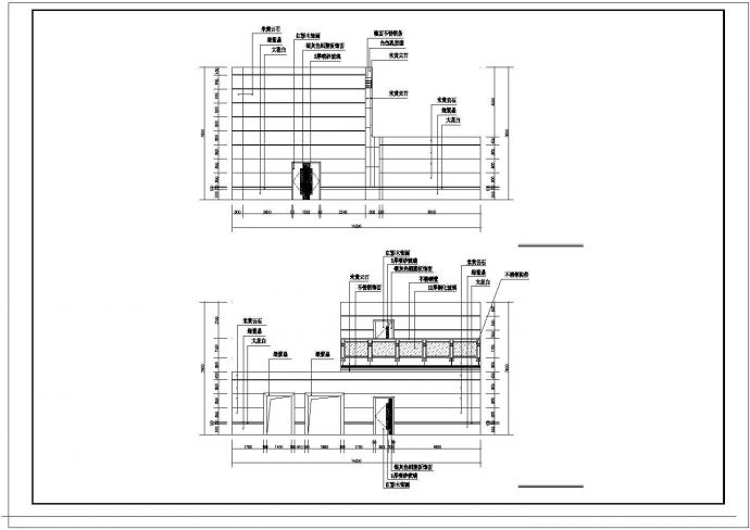 池州广电大厦建筑设计cad方案图纸_图1