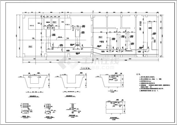 【设计研究院】南方某大型水库工程整套CAD设计施工图-图一
