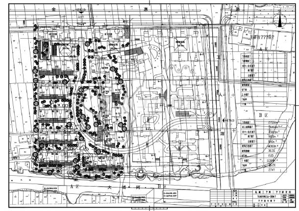 萧山城市新区A-39地块平面详图-图一