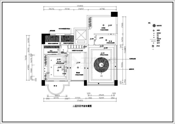 惠州休闲别墅全套装修设计施工图-图一