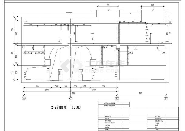 某轨道交通三号线某站暖通项目方案设计施工CAD图纸-图二