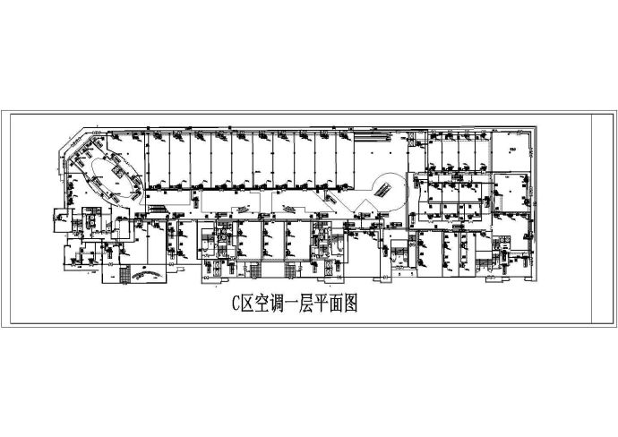 某大型商城空调通风系统设计cad 全套施工图（含设计说明）_图1