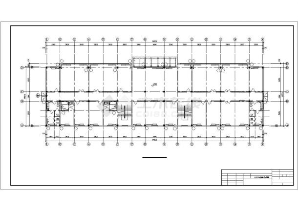 某北方城市气化工程生活楼及办公楼采暖方案设计施工CAD图纸-图二