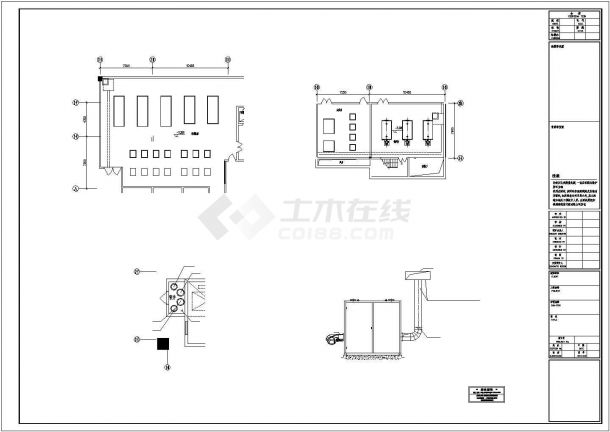 某大型商场空调通风设计cad全套施工图纸-图一