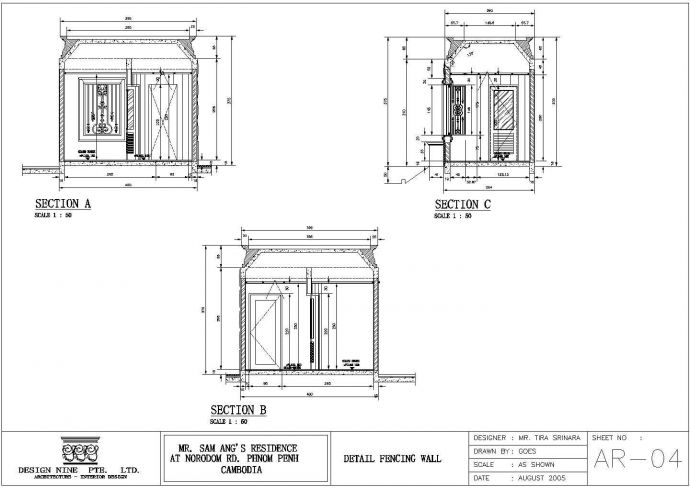 某法国欧式会所建筑方案设计施工CAD图纸（含效果图）_图1