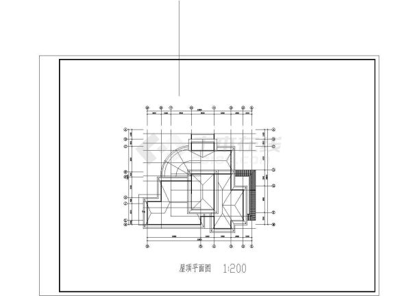 苏州某多层精品中式别墅楼全套施工设计cad图纸（含效果图）-图二