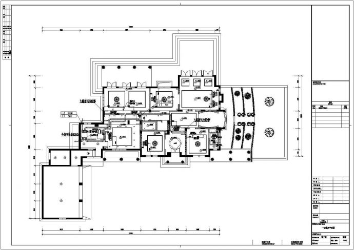 一大型庄园型别墅暖通设备规划图纸_图1