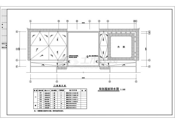 【杭州】某地穆斯林教堂全套建筑施工设计cad图(含说法堂平面图)-图二