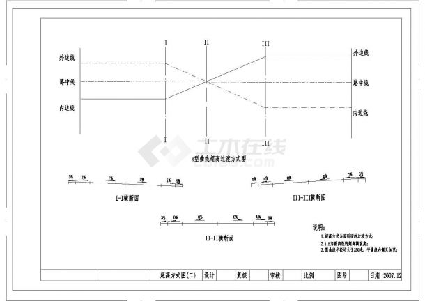 某住宅CAD超高图平立剖面图纸-图一