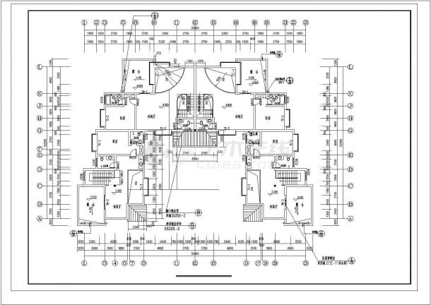 某地区民居式度假村建筑全套方案设计施工CAD图纸-图二